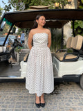 The classic polka dot dress